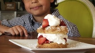 How to Make Strawberry Shortcake with Kids [upl. by Glendon870]