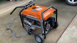 Quick look at the Generac 7683 GP6500 6500Watt GasPowered Portable Generator [upl. by Atlante]