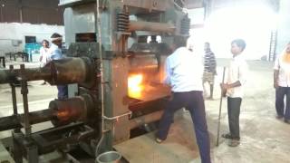 Induction furnace melting in copper indo power furnace1 [upl. by Ynohtnaed400]