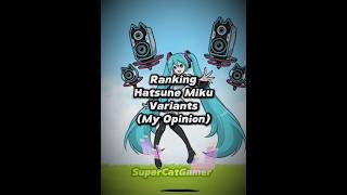 Ranking Hatsune Miku Variants  Battle Cats fypシ゚ edit cute [upl. by Nauqram757]