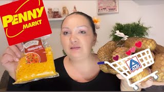 XL FOODHAUL 🍕🍅🍳 MEIN EINKAUF FÜR VIER TAGE FÜR ZWEI PERSONEN pennyhofereinkauf [upl. by Bekelja]