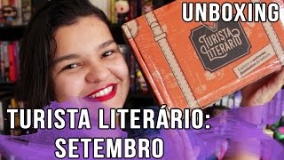 UNBOXING TURISTA LITERÁRIO SETEMBRO  Bruna Miranda [upl. by Novit353]