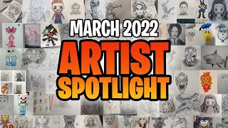 ARTIST SPOTLIGHT  Cartooning Club March 2022 [upl. by Posner222]