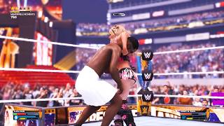 Diddy vs Alexa Bliss WWE full Match [upl. by Ativel]