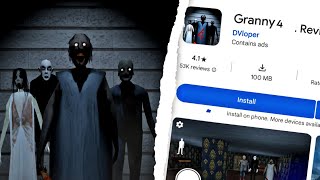 I Found GRANNY 4 on Play Store Granny 4 gameplay [upl. by Irroc]