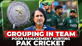 Grouping in Team  Poor Management Hurting PAK Cricket  Ramiz Speaks [upl. by Akeimat]