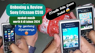 sony ericsson c510 unboxing review umur 15 th 😱 [upl. by Brnaba]