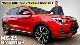 Essai MG ZS Hybrid – MOINS CHER qu’un Dacia Duster [upl. by Fiorenze]