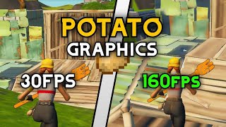 How to get POTATO graphics in Fortnite FPS BOOST WITH NVIDIA PROFILE INSPECTOR [upl. by Umeko230]