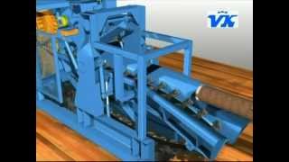 Valon Kone single rotor debarker animation [upl. by Leilamag491]