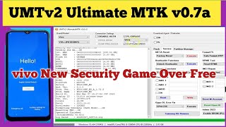 UMTv2 Ultimate MTK v07a Vivo MTK 2023 Solution  Vivo Preloader Free One Click New Update [upl. by Ahsirhcal]