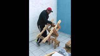 Silla que se transforma en escalera [upl. by Lainad]