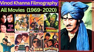 Vinod Khanna All Movies List 19692020  Vinod Khanna Filmography  Hit Or Flop  Blockbuster [upl. by Straus]