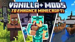 20 Mods To Enhance Vanilla Minecraft That I Cant Live Without [upl. by Yesnek471]