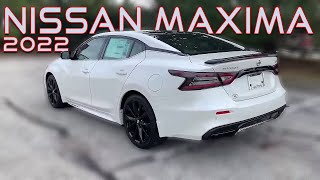 NEW 2022 Nissan Maxima SR Luxury Sedan Exterior and Interior Details [upl. by Yhtommit569]