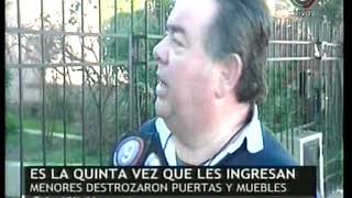 Canal 9 Bahía Blanca  VANDALISMO EN LA IGLESIA [upl. by Aciras]