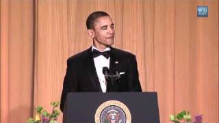 Obama Trumps The Donald At Press Dinner [upl. by Louanne]