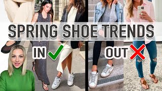 SPRING 2024 SHOE TRENDS Whats IN and Whats OUT [upl. by Ateuqahs]