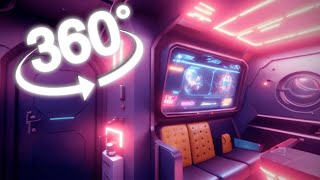 360º VR  COZY SPACESHIP CREW REST ZONE  Chill Vibes [upl. by Acinod]