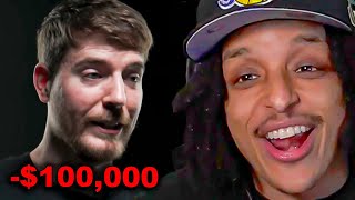 MR BEAST GOT FINESSED FOR 100000 😂 [upl. by Einon]