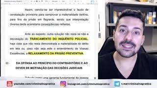 Uma dica importante para pedido de revogação da prisão [upl. by Wendall846]