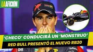 Red Bull presenta monoplaza RB20 de Checo Pérez y Max Verstappen para 2024 en la F1 [upl. by Ruthanne]