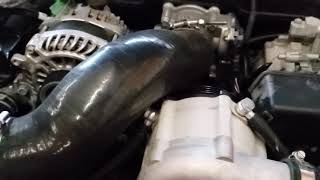 Intake tube collapsing under throttle blipping [upl. by Notnroht]