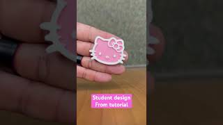 From a tinkercad tutorial hellokitty [upl. by Tonia]