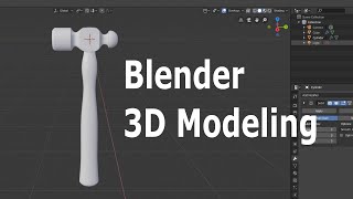 Blender 28 Beginner 3D Modeling Tutorial [upl. by Ytram230]