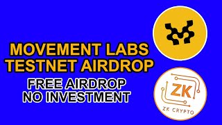 Movementlabs Incentivized Testnet Campaign Complete Guide  No Investment  Free Airdrop 🔥🖤 [upl. by Bryna]