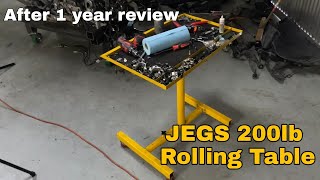 JEGS Rolling Work Table Review 55581420 [upl. by Narol867]