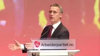 Jens Stoltenberg om den politiske situasjonen  Arbeiderpartiets landsstyremøte 25 mars [upl. by Naj]