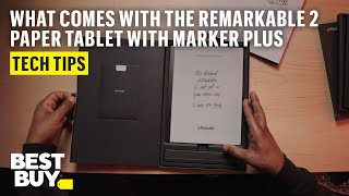 Opening the reMarkable 2 Paper Tablet with Marker Plus – Tech Tips from Best Buy [upl. by Anirav]