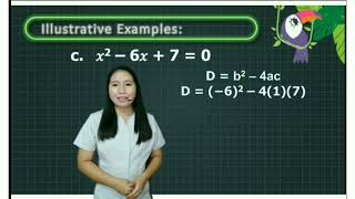 Grade 9 Math Characterizes the Roots of Quadratic Equations Using the Discriminant [upl. by Jacynth518]