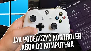 Jak podłączyć pada  kontroler  Xbox do komputera PC bezprzewodowo [upl. by Leviram]