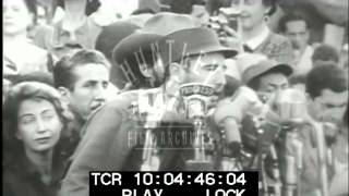 Fidel Castro makes speech Film 91112 [upl. by Marabel]