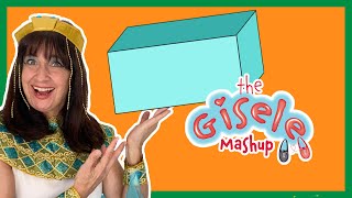 3D SHAPE  RECTANGLE PRISM  Geometry for Kids  The Gisele Mashup [upl. by Yemerej]