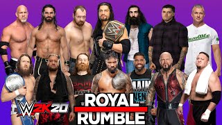 WWE 2K20 30 MAN ROYAL RUMBLE MATCH GAMEPLAY WWE 2K20 ROYAL RUMBLE MATCH [upl. by Sisak]