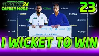 CAN WE SNEAK A WIN  CRICKET 24 CAREER MODE  EPISODE 23  South Africa Domestic Cricket [upl. by Ariday245]