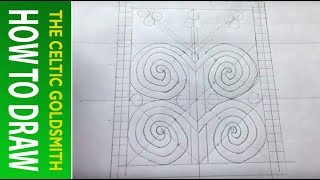 How to Draw Celtic Patterns 115  Pictish Tree of Life Part 3of6 [upl. by Adnamma]