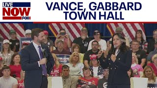 JD Vance Tulsi Gabbard hold town hall in Pennsylvania  LiveNOW from FOX [upl. by Sirc751]