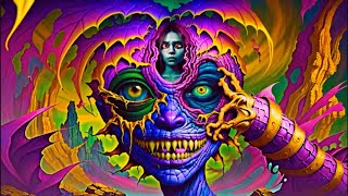 Psychedelic Trance Mix November 2024  Ayahuasca DMT Trip mix AI Graphic Visuals [upl. by Artemas]