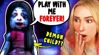 I Tried Babysitting the DEMON CHILD Roblox [upl. by Aicemed]