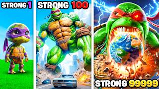 Weakest To STRONGEST NINJA TURTLE In GTA 5 [upl. by Prowel]