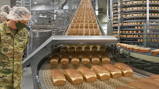 Inside US Massive Bakery Producing Tons of Fresh Bread for the Military [upl. by Kendra]