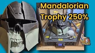 Get Ready for the MOST EPIC Mandalorian Trophy Helmet 3D Print EVER [upl. by Narhem289]