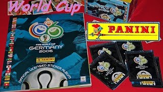 PANINI FIFA WORLD CUP GERMANY 2006 new 30 STICKER ALBUM SOCCER WM Fußballweltmeisterschaft Deutschla [upl. by Crescentia]