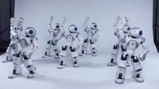 Dancing robots synchronization MIT with NAO [upl. by Atnauqal]