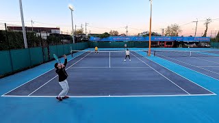 15개월 테린이  춥다가🥶덥다가🥵 오락가락 테니스 😵🎾 4 [upl. by Camroc]