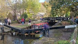 Canal activity at Hebden Bridge [upl. by Quickman]